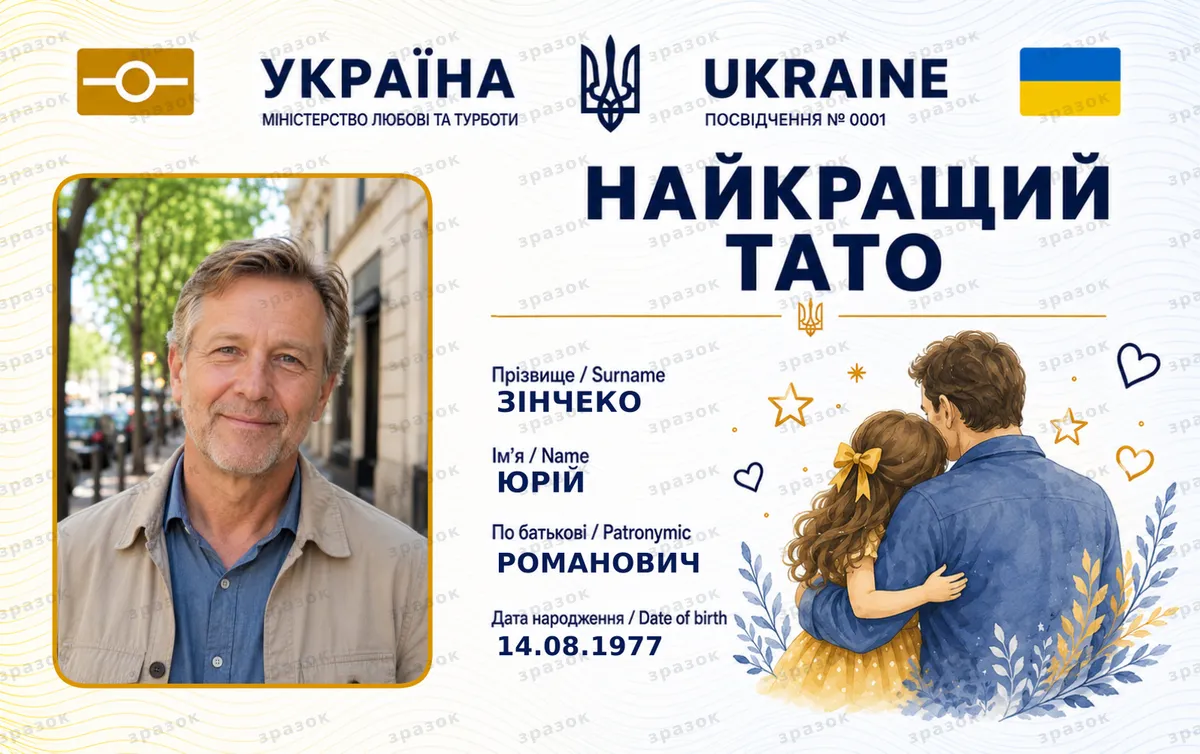 Найкращий тато · варіант 2