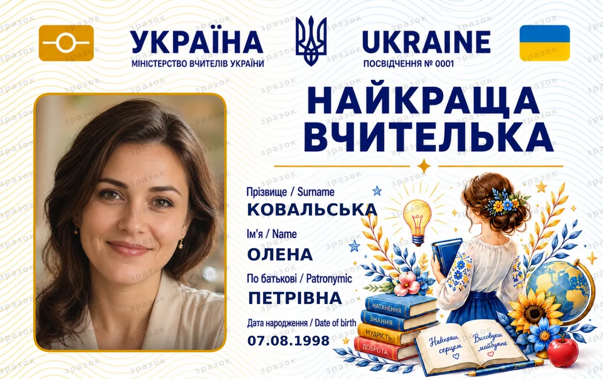 Найкраща вчителька ID