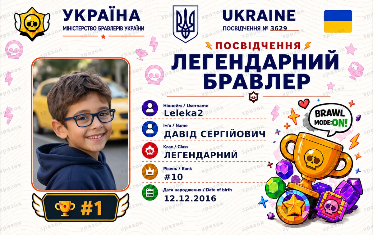 Легендарний бравлер ID