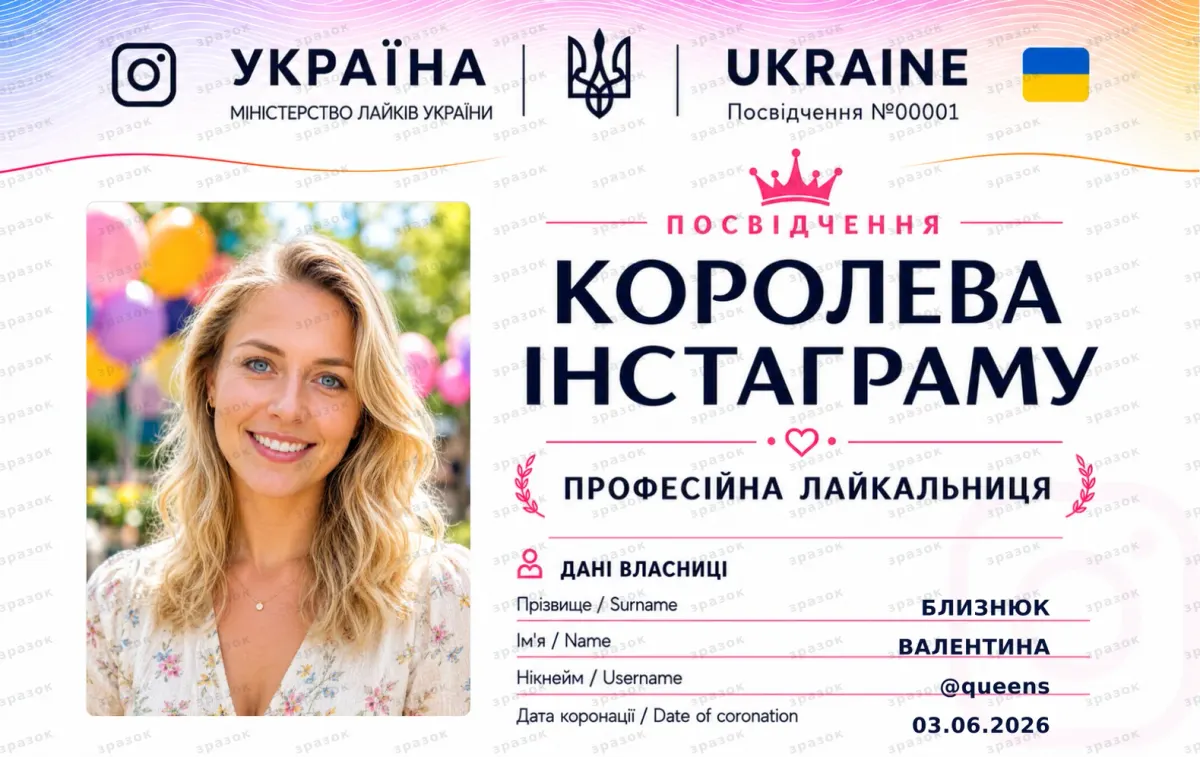 Королева Інстаграму ID